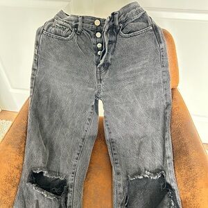Black Washed Pacsun Jeans